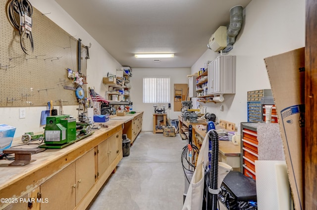 2785 W Bard Ranch Rd, Prescott, AZ 86305 - misc room with a workshop area and concrete floors