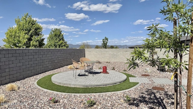 5744 E Killen Loop, Prescott Valley, AZ 86314 - fenced backyard featuring a patio area