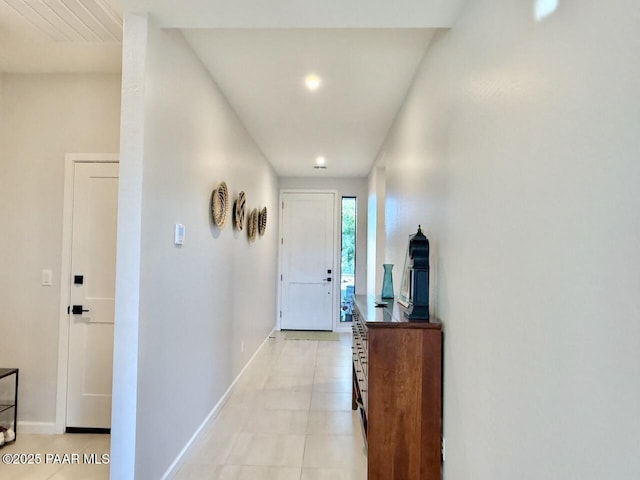 5744 E Killen Loop, Prescott Valley, AZ 86314 - corridor featuring baseboards and light tile patterned flooring
