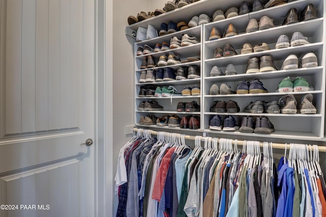 view of closet