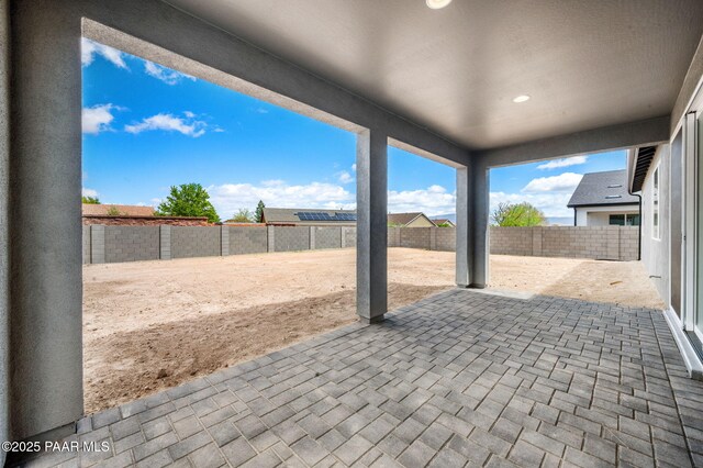7480 E Louie Ln, Prescott Valley, AZ 86315 - view of patio with a fenced backyard