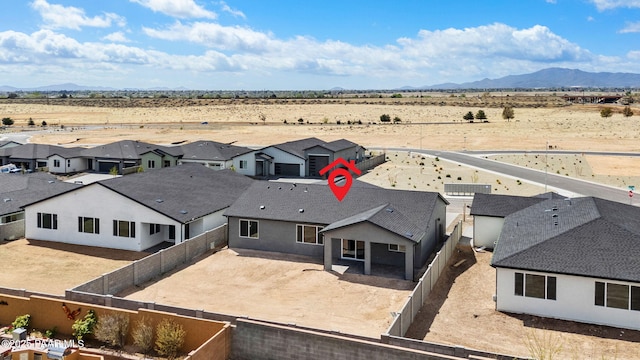 7480 E Louie Ln, Prescott Valley, AZ 86315 - bird's eye view with a desert view, a mountain view, and a residential view