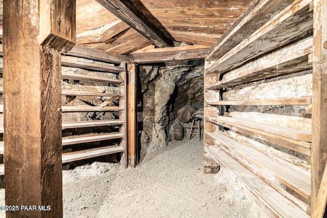 view of horse barn