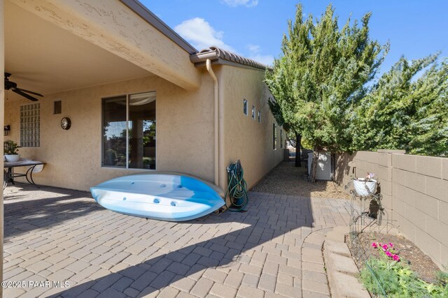 1109 N Half Hitch Rd, Prescott Valley, AZ 86314 - view of patio featuring ceiling fan