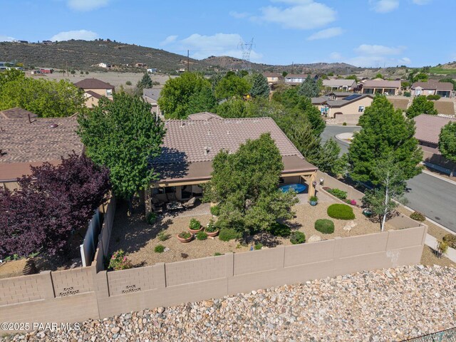 1109 N Half Hitch Rd, Prescott Valley, AZ 86314 - aerial view of residential area featuring mountains