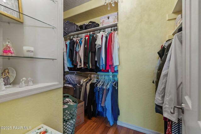 1109 N Half Hitch Rd, Prescott Valley, AZ 86314 - spacious closet featuring wood finished floors