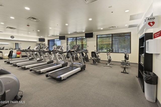 1109 N Half Hitch Rd, Prescott Valley, AZ 86314 - gym featuring recessed lighting