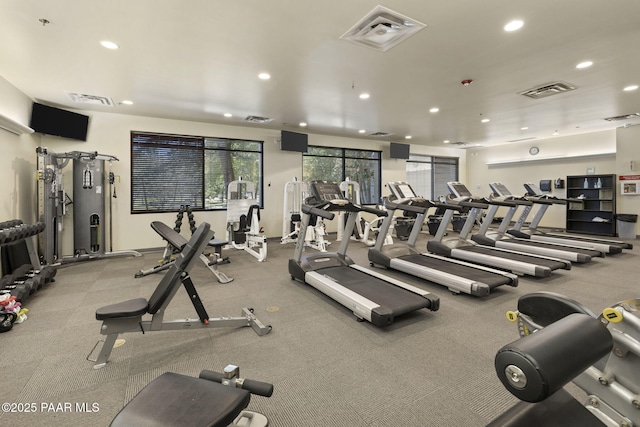 1109 N Half Hitch Rd, Prescott Valley, AZ 86314 - gym featuring recessed lighting