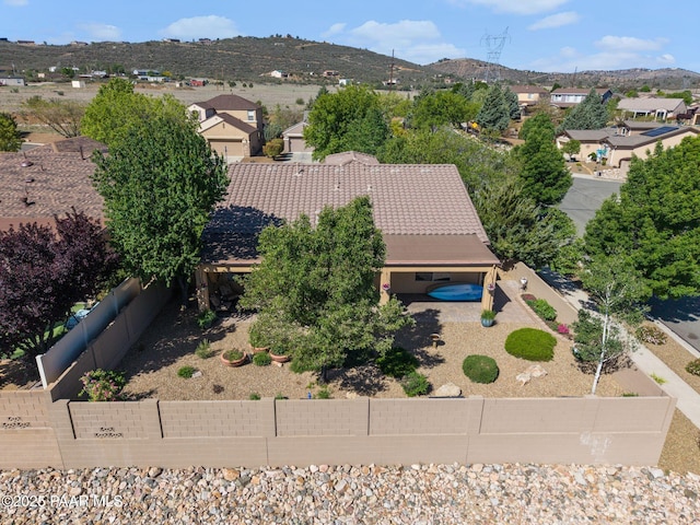 1109 N Half Hitch Rd, Prescott Valley, AZ 86314 - aerial perspective of suburban area featuring a mountainous background