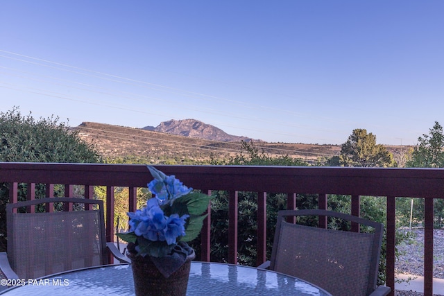 3070 Cascades Ct Unit 14C, Prescott, AZ 86301 - deck with a mountain view
