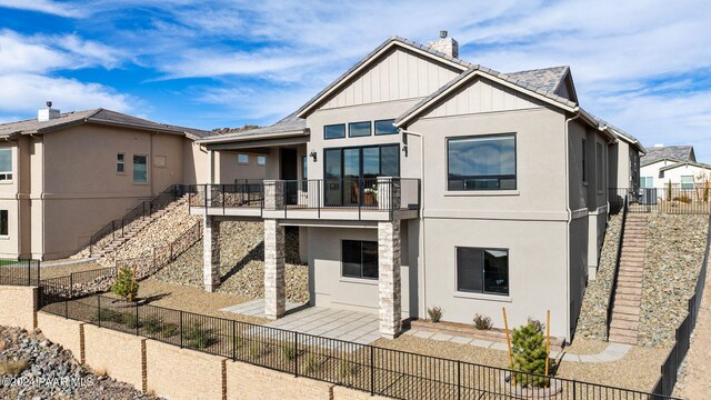 view of rear view of property