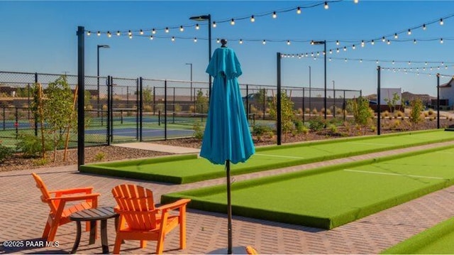 24757 N 175th Dr, Surprise, AZ 85387 - view of home's community with a bocce ball area and a tennis court