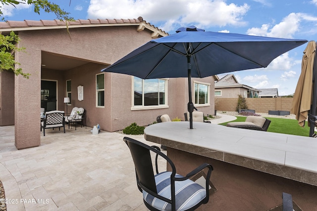 24757 N 175th Dr, Surprise, AZ 85387 - fenced backyard with a patio area