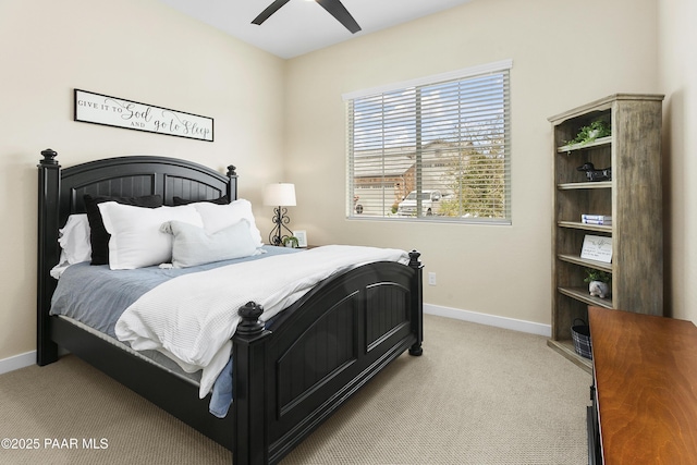 24757 N 175th Dr, Surprise, AZ 85387 - bedroom with light colored carpet and a ceiling fan
