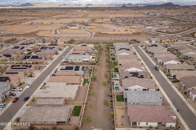 24757 N 175th Dr, Surprise, AZ 85387 - aerial view of property's location with mountains and nearby suburban area
