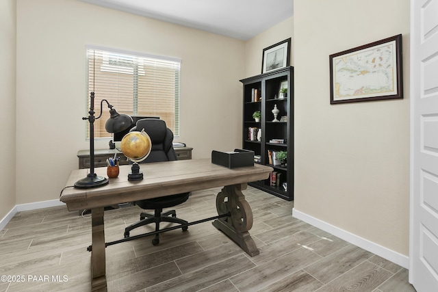 24757 N 175th Dr, Surprise, AZ 85387 - office area with light wood-style flooring