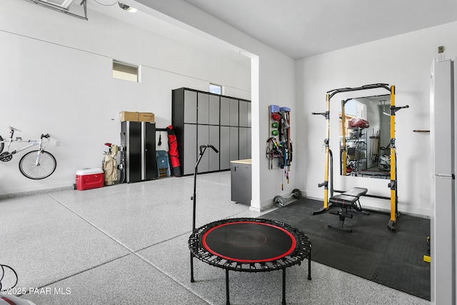 24757 N 175th Dr, Surprise, AZ 85387 - workout room with baseboards