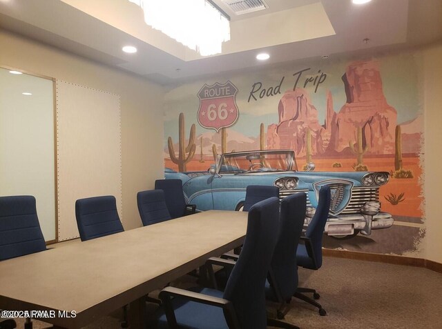 24757 N 175th Dr, Surprise, AZ 85387 - home office with recessed lighting and carpet flooring