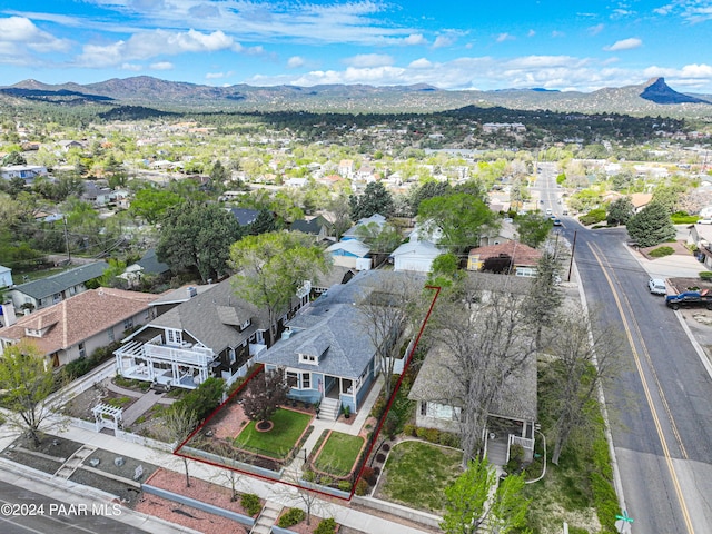 306 S Mt Vernon Ave, Prescott, AZ 86303 - bird's eye view featuring a residential view and a mountain view