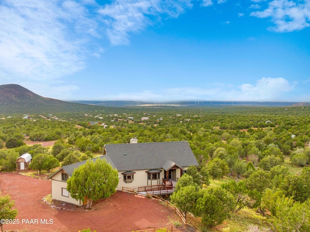2667 N Overlook Dr, Williams, AZ 86046 - view from above of property with a forest
