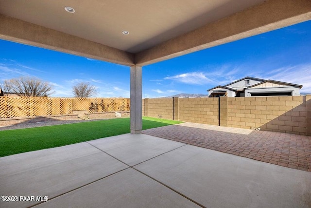 7942 E Carbon Ct Unit 20-A, Prescott Valley, AZ 86315 - fenced backyard featuring a patio