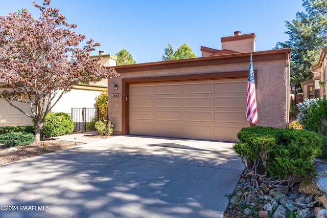 1665 Quail Run, Prescott, AZ 86303 - view of front of property with a garage
