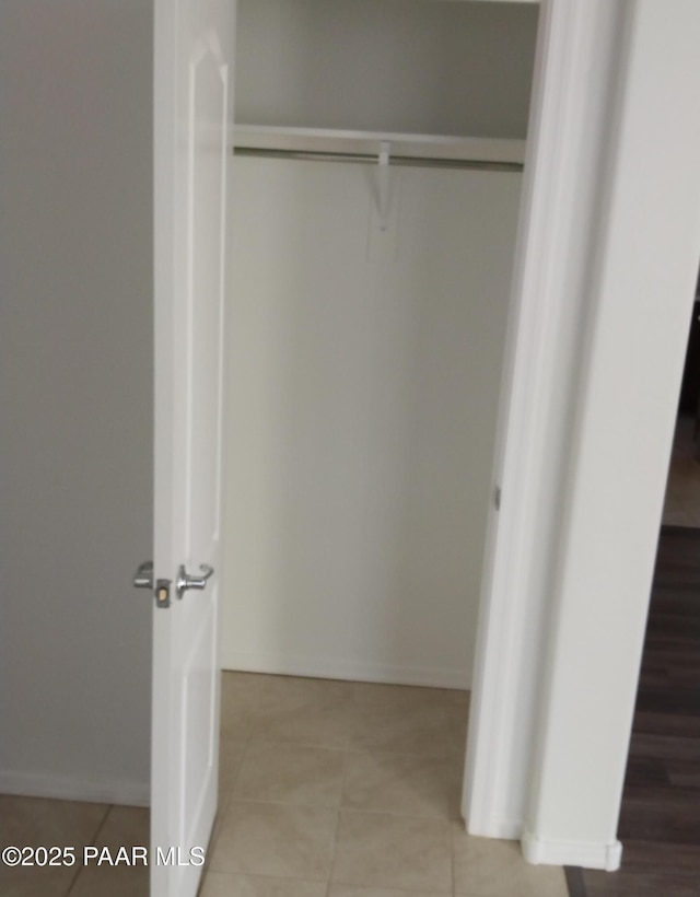 view of closet