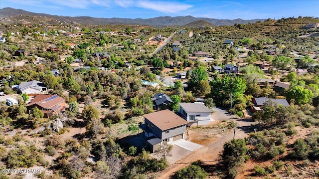 1841 N Jade Cir, Prescott, AZ 86301 - aerial perspective of suburban area featuring a mountainous background