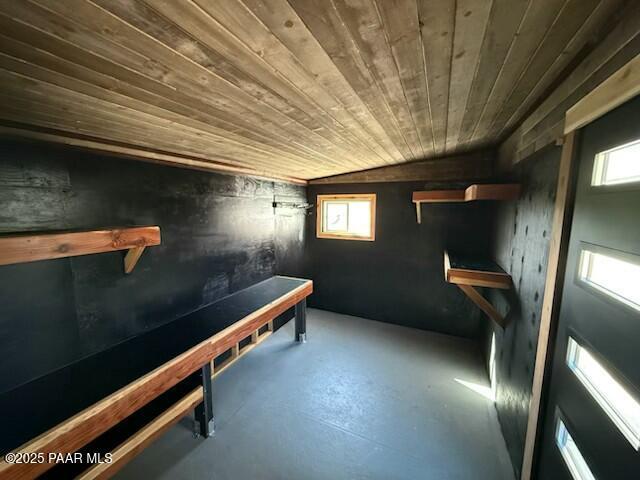 1841 N Jade Cir, Prescott, AZ 86301 - below grade area featuring wooden ceiling and plenty of natural light