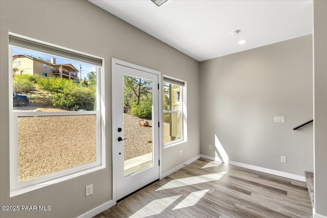 1841 N Jade Cir, Prescott, AZ 86301 - entryway with wood finished floors and baseboards