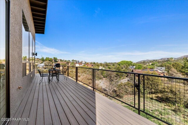 1841 N Jade Cir, Prescott, AZ 86301 - wooden deck with a mountain view