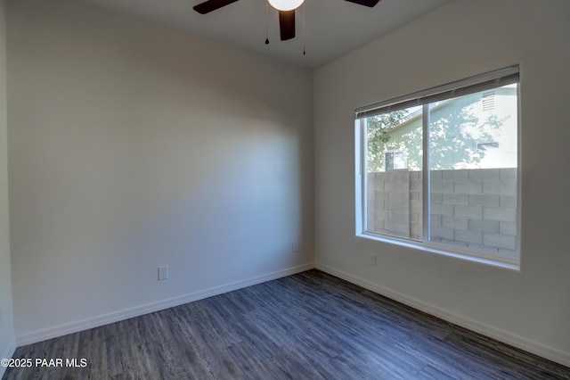 8346 Florentine Rd, Prescott Valley, AZ 86314 - unfurnished room featuring a ceiling fan and wood finished floors