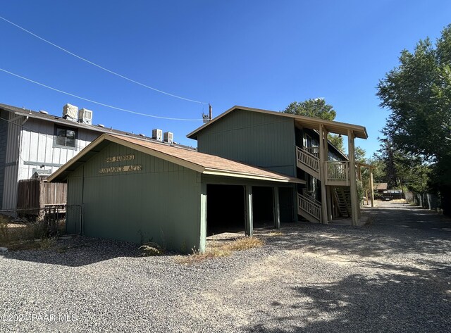 view of property exterior