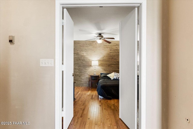 3050 Smokey Rd Unit 20D, Prescott, AZ 86301 - hallway featuring light wood finished floors