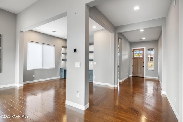 848 Royal Tulips St, Prescott, AZ 86301 - foyer entrance with hardwood / wood-style flooring, baseboards, and recessed lighting