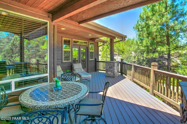 2140 Lone Oak Way, Prescott, AZ 86305 - view of wooden terrace