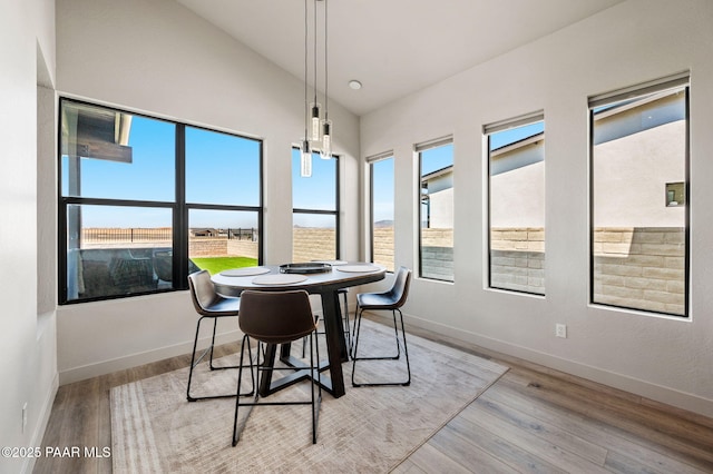 5692 E Cannon Pl, Prescott Valley, AZ 86314 - dining area with light wood-style floors