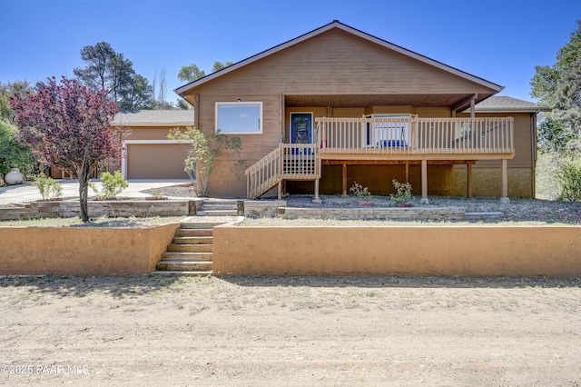 1135 N Rose Quartz Dr, Prescott, AZ 86303 - view of front of house featuring stairs and a garage