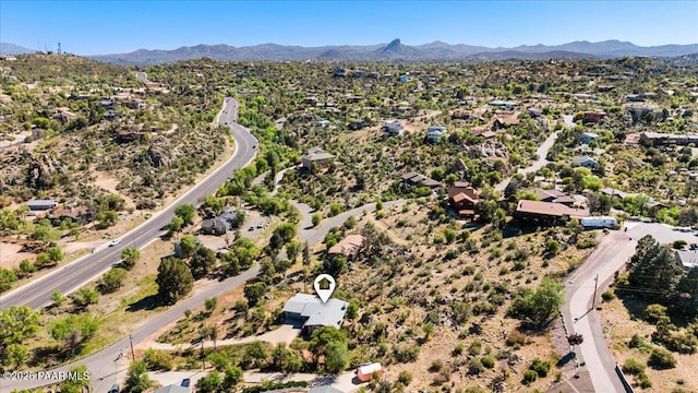 902 Fern Dr, Prescott, AZ 86305 - aerial view of property's location featuring a mountain backdrop
