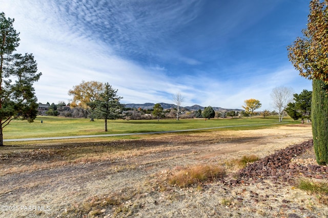 10701 E Stirrup High Dr Unit W, Dewey-Humboldt, AZ 86327 - view of community featuring a lawn and a mountain view