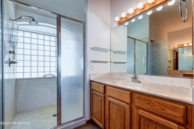58 N French Pl, Prescott, AZ 86303 - full bath featuring vanity and a stall shower