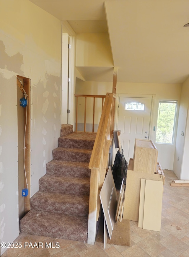view of staircase