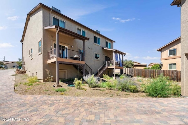 view of rear view of house