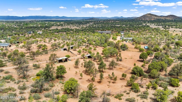 13225 N Bull Run Rd, Prescott, AZ 86305 - overview of rural landscape featuring mountains and a desert landscape
