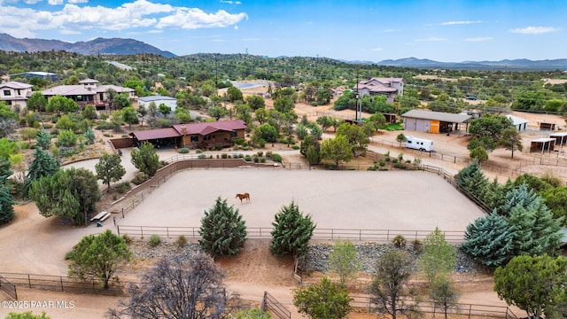 13225 N Bull Run Rd, Prescott, AZ 86305 - aerial view of residential area with mountains