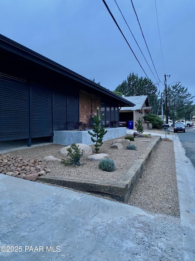 view of home's exterior