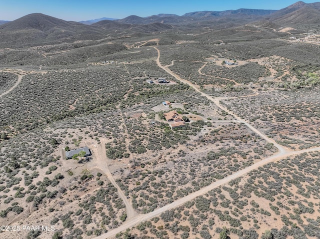 10412 E Prescott Dells Ranch Rd, Dewey-Humboldt, AZ 86327 - aerial overview of property's location with a mountain backdrop