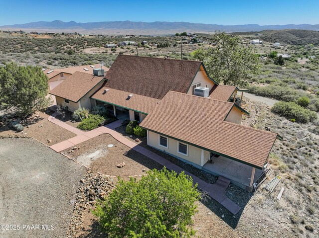 10412 E Prescott Dells Ranch Rd, Dewey-Humboldt, AZ 86327 - aerial view of sparsely populated area featuring a desert landscape and mountains
