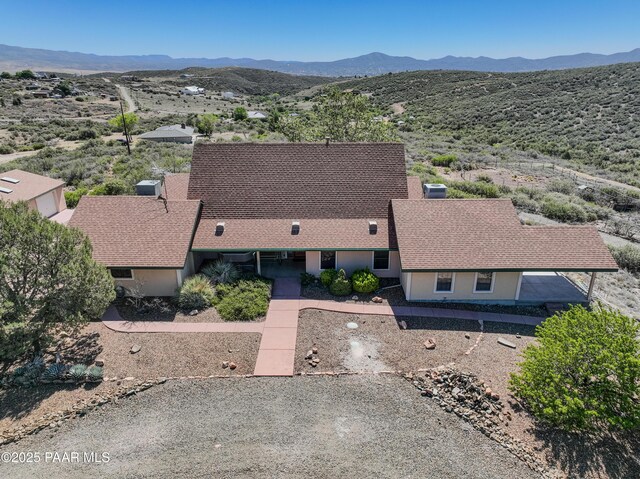 10412 E Prescott Dells Ranch Rd, Dewey-Humboldt, AZ 86327 - view from above of property with mountains
