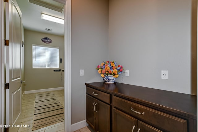 7028 Corral Ct, Prescott, AZ 86305 - hallway featuring baseboards and light tile patterned floors